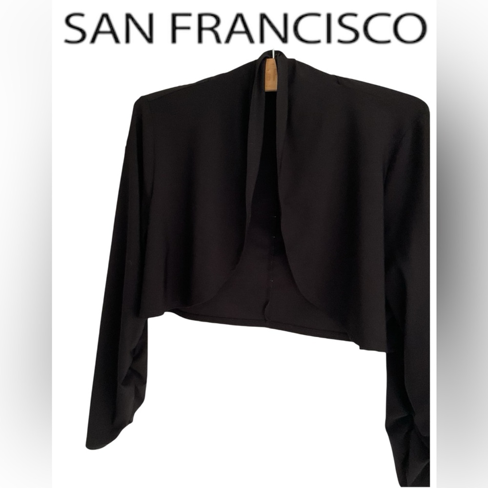 Black💜Cropped Jacket
